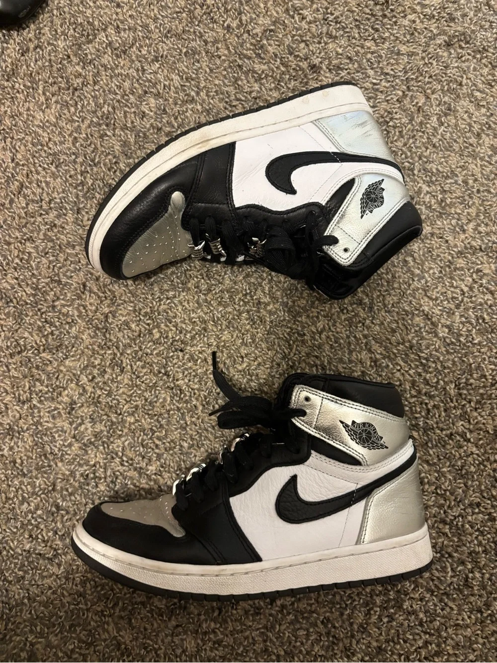 Silver Toe Retro 1 High women’s 7